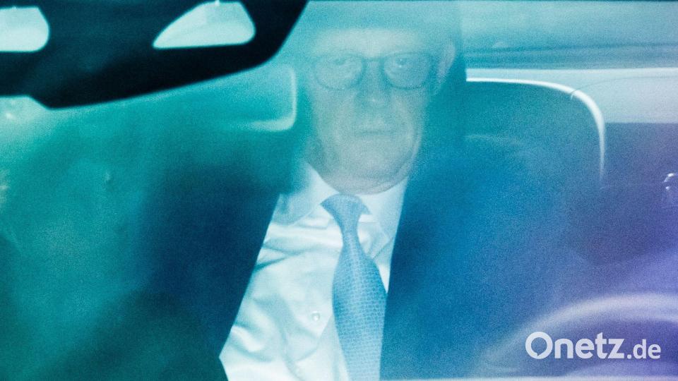 Merz Ankunft am Konrad-Adenauer-Haus Bild: Michael Kappeler/dpa