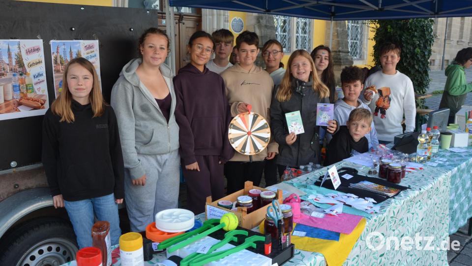 Mit dabei waren 13 Schülerinnen und Schüler der Realschule Kemnath. Bild: Josef Rosner