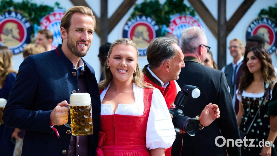 Harry Kane im Käderzelt. Bild: Sven Hoppe/dpa