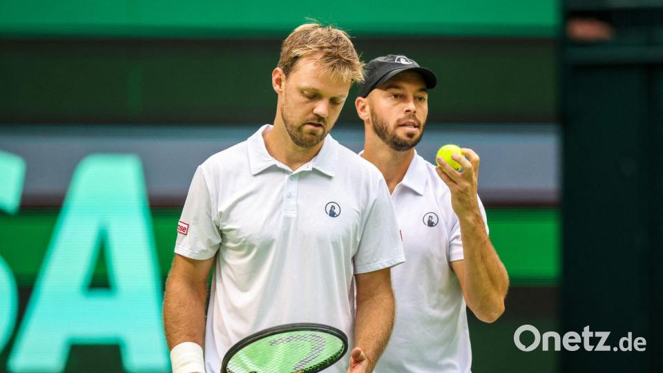 Auc dank des deutschen Doppels steht das deutsche Team in die Finalrunde. Bild: Christoph Reichwein/dpa
