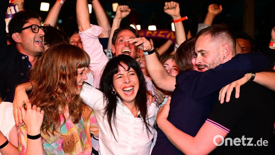 Elif Eralp ist die Freude deutlich anzusehen. Bild: Sebastian Gollnow/dpa