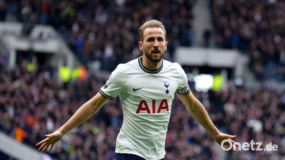 War einst Teamkollege von Townsend: Der frühere Tottenham- und heutige Bayern-Star Kane (Archivbild) Bild: John Walton/Press Association/dpa