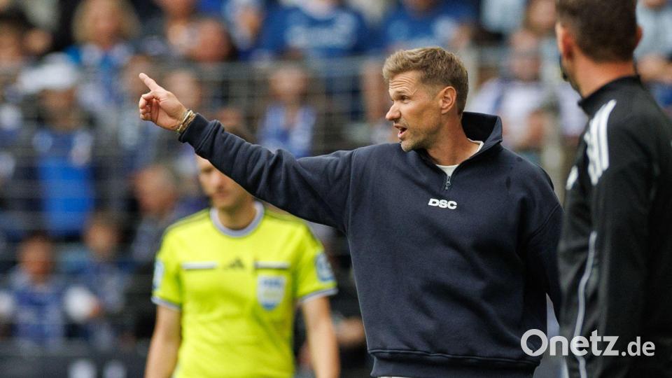 Oliver Kirch wartet mit Bielefeld weiter auf den zweiten Saisonsieg. Bild: Friso Gentsch/dpa