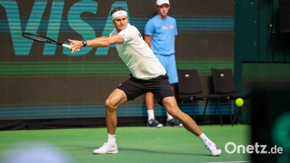Eine Woche nach dem Triumph bei den US Open zeigte Alexander Zverev zwei starke Leistungen. Bild: Christoph Reichwein/dpa