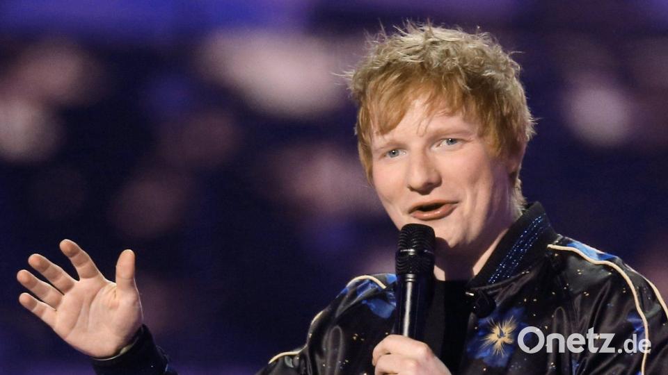 Ed Sheeran war in den vergangenen Tagen massiv kritisiert worden. (Archivbild) Bild: Joel C Ryan/AP/dpa