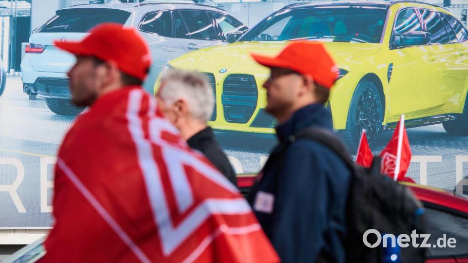 In München wurde bei BMW demonstriert. Bild: Sven Hoppe/dpa