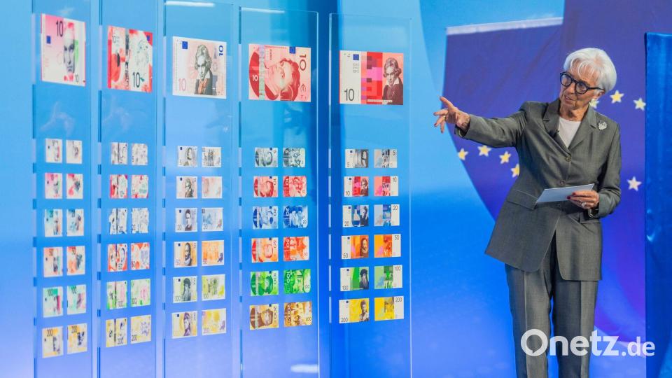 Welche Motive werden die neuen Euro-Banknoten prägen? Bild: Andreas Arnold/dpa