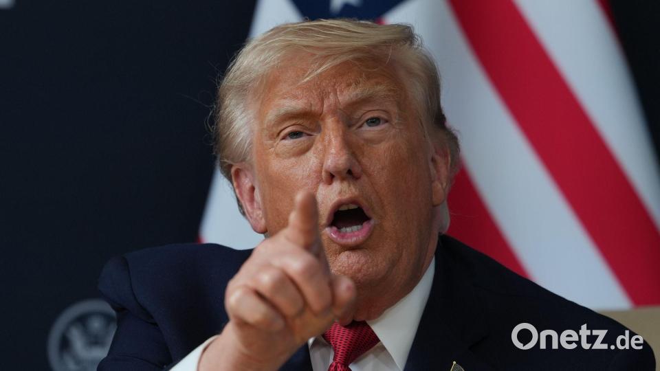 Der US-Präsident drohte mehrfach mit der Annexion Grönlands. (Archivbild) Bild: Julia Demaree Nikhinson/AP/dpa