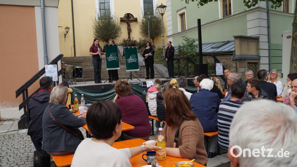 "Minis in Concert": Die Nachwuchsmusiker der Stadtkapelle zeigten ihr Können. Bild: Elfriede Weiß