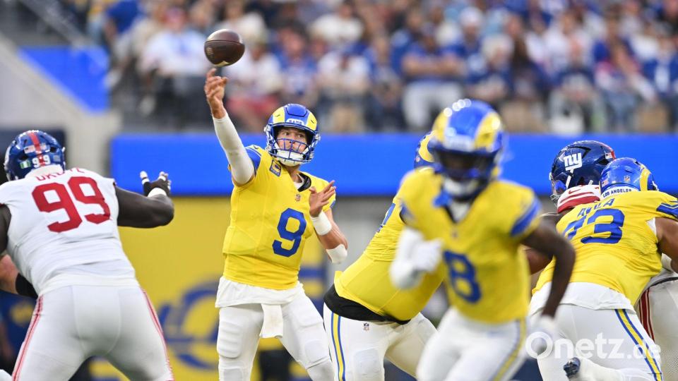 Die Rams sahen im zweiten Saisonspiel viel besser aus als noch bei der Niederlage zum Auftakt. Bild: Katie Chin/AP/dpa