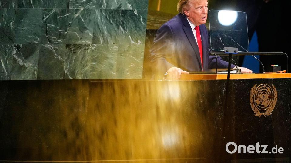 Trump hat seinen Iran-Krieg vor den Vereinten Nationen verteidigt. Bild: Yuki Iwamura/AP/dpa