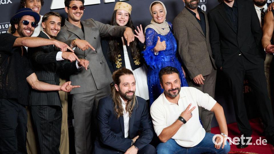 Der Cast von „4 Blocks Zero“. (Archivbild) Bild: Sebastian Christoph Gollnow/dpa