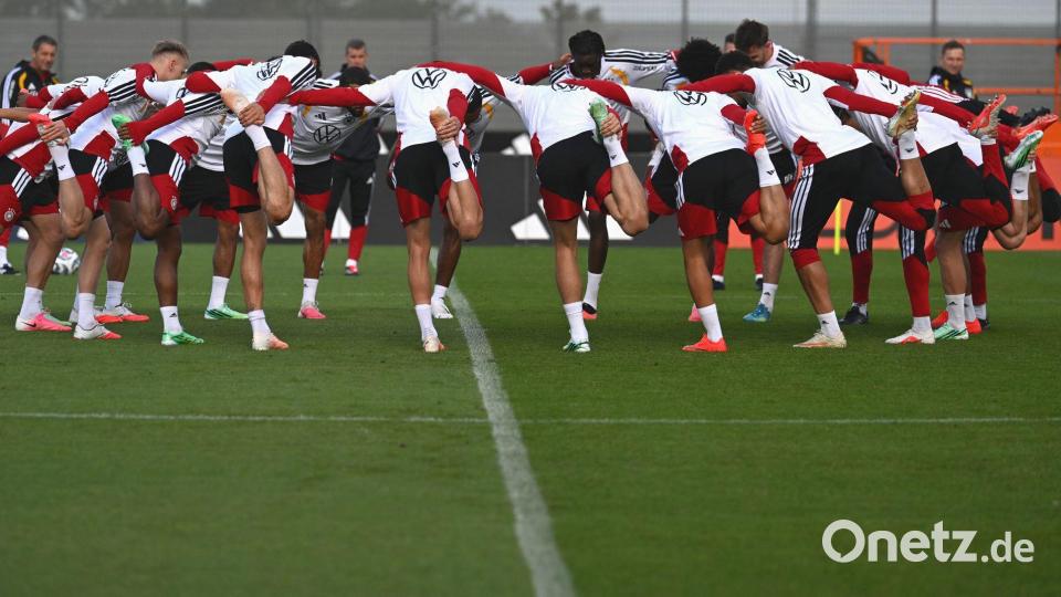Aufwärmen bei der Nationalmannschaft Bild: Federico Gambarini/dpa