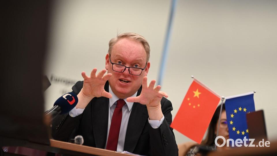 Kammerpräsident Eskelund sieht eine Ungleichheit im Handel mit China. (Archivbild) Bild: Johannes Neudecker/dpa