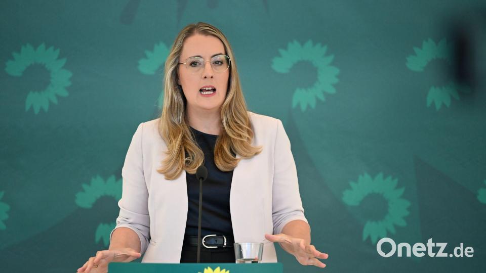 Grünen-Fraktionschefin Katharina Dröge empfiehlt: Kocak sollte nicht mehr zur Linksfraktion gehören. Bild: Michael Brandt/dpa