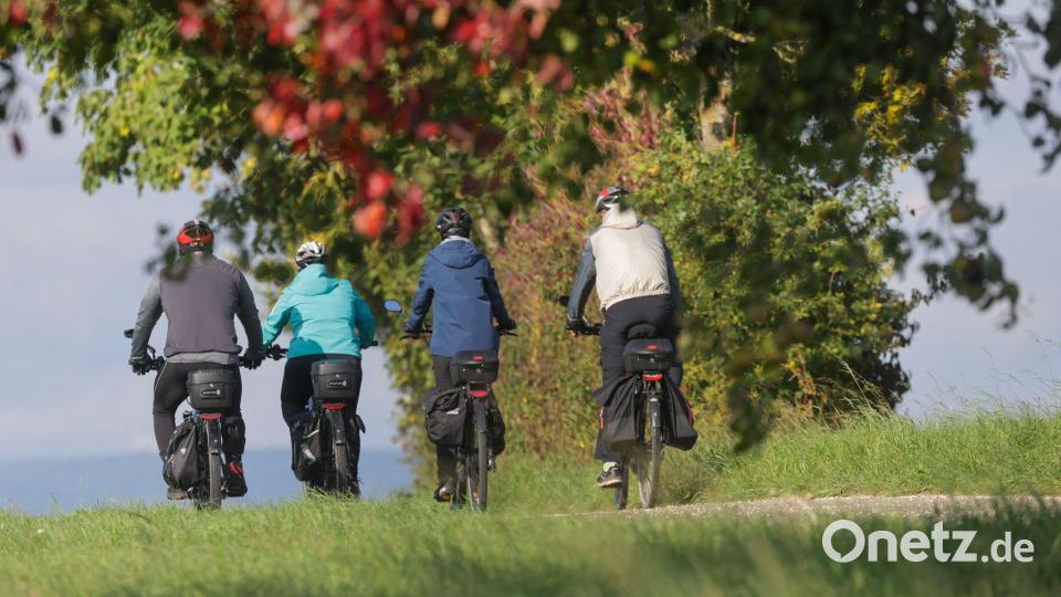 Radfahren im Herbst Bild: Thomas Warnack/dpa