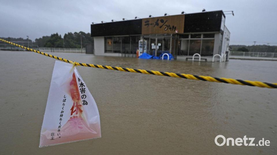 Heftige Niederschläge sorgen in Japan seit Wochen für Schlagzeilen. Bild: -/kyodo/dpa