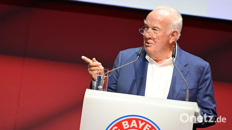 Walter Mennekes hört nach zehn Jahren als Vizepräsident beim FC Bayern auf. (Archivbild) Bild: Angelika Warmuth/dpa