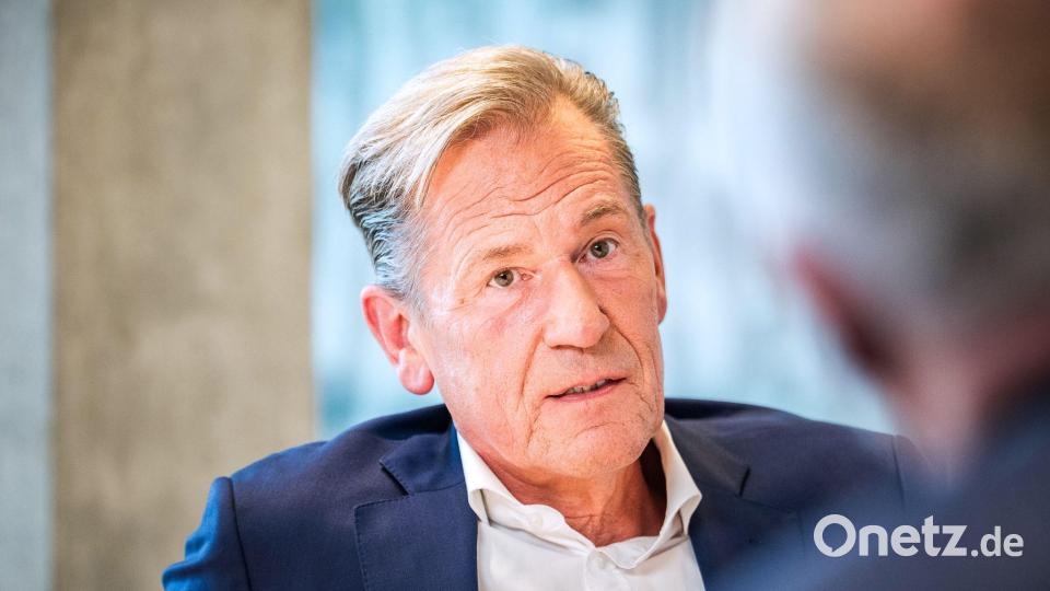 Döpfner spricht von Thiel als einem „der inspirierendsten und interessantesten Denker“. (Archivbild) Bild: Michael Kappeler/dpa