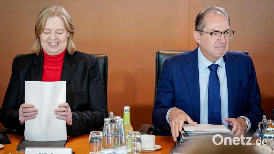 Die verantwortlichen Minister für den Aktuinsplan: Bas und Dobrindt. Bild: Kay Nietfeld/dpa