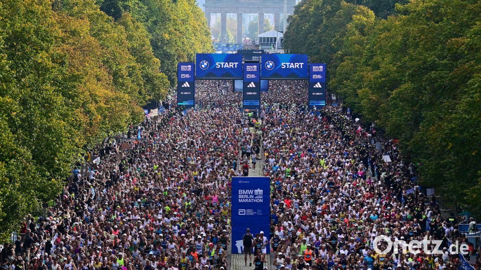 Tausende Hobbyläufer werden auch am Sonntag wieder auf den Straßen Berlins unterwegs sein. (Archivbild) Bild: Sebastian Christoph Gollnow/dpa