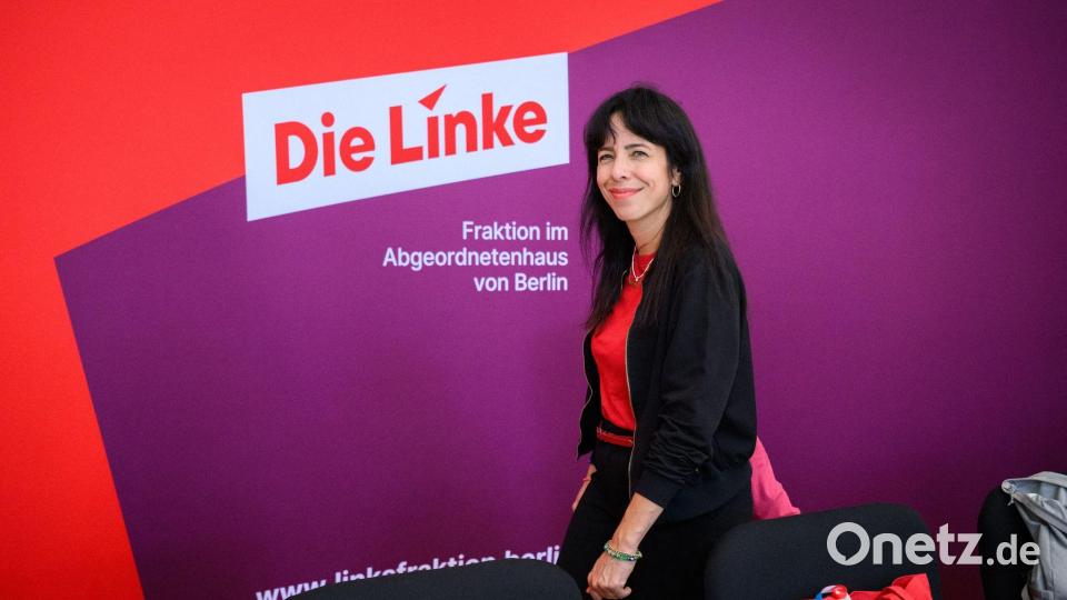 Die Linke mit Spitzenkandidatin Elif Eralp hatte am Sonntag die Wahlen in Berlin gewonnen. Bild: Bernd von Jutrczenka/dpa