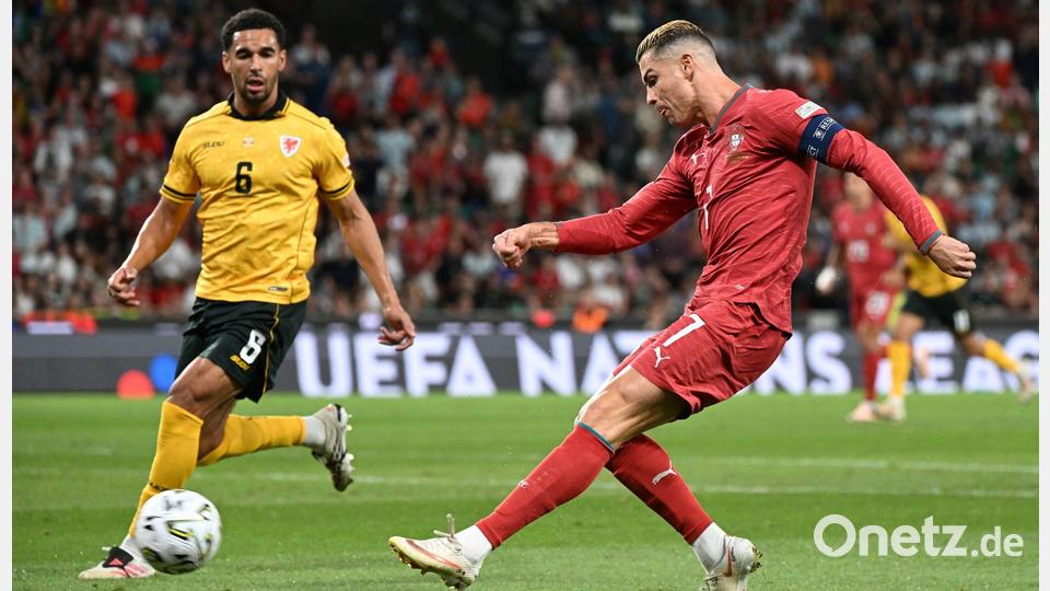 Cristiano Ronaldo feierte mit Portugal einen Sieg zum Nations-League-Auftakt. Bild: Zed Jameson/PA Wire/dpa