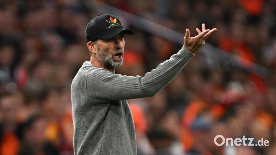 Klopp ist wieder da: In voller Action an der Seitenlinie. Bild: Federico Gambarini/dpa