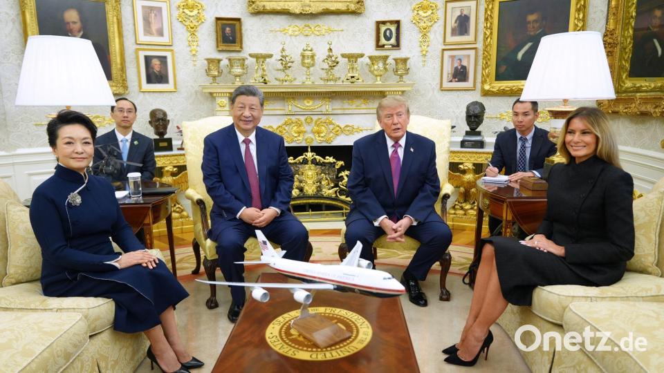 Xi bleibt bis Freitag. Bild: Jacquelyn Martin/AP/dpa