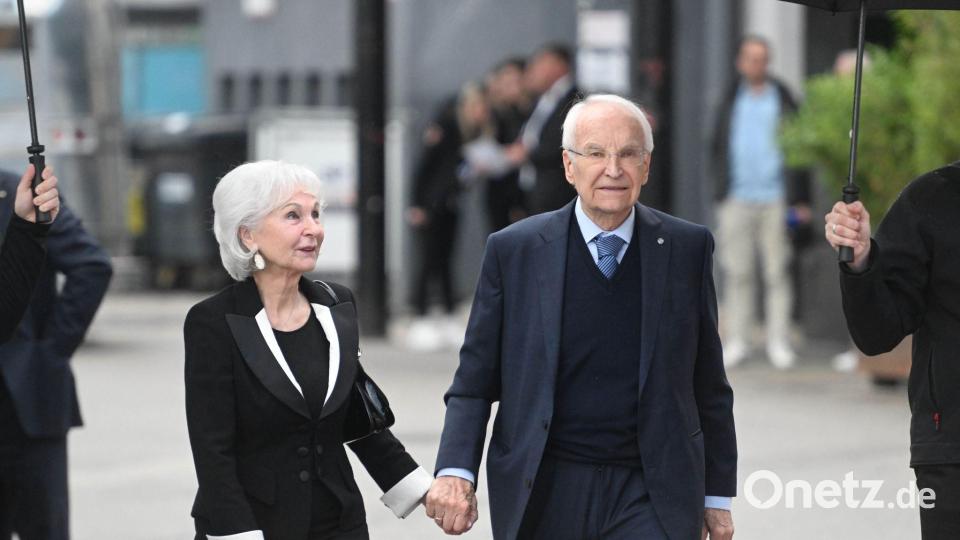 Seit 1968 sind Edmund Stoiber und seine Frau Karin miteinander verheiratet. (Archivbild) Bild: Felix Hörhager/dpa