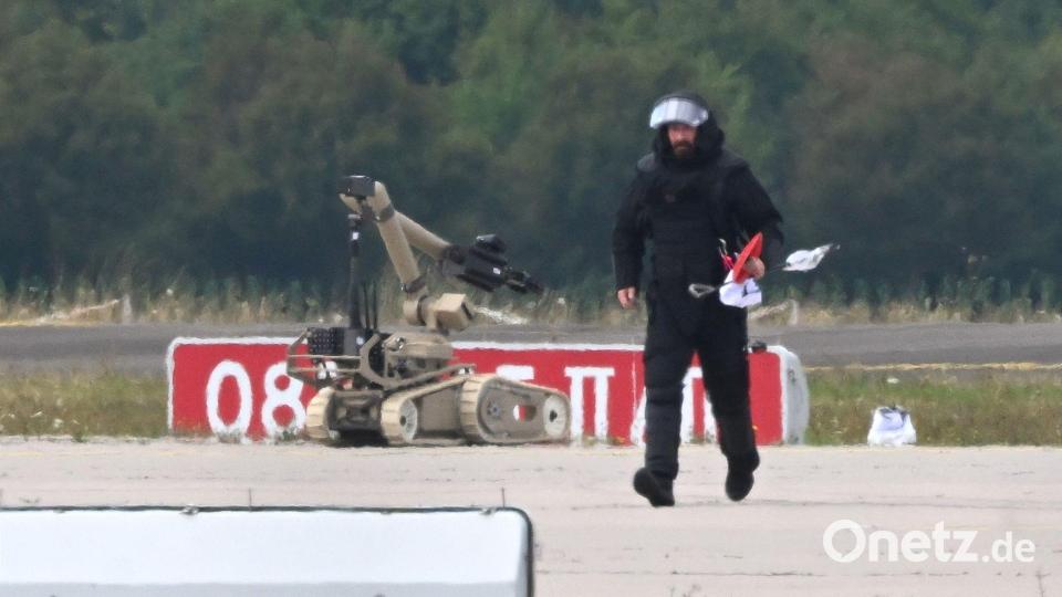 Für den versuchten Anschlag mit einer Sprengstoff-Drohne auf dem Flughafen Leipzig/Halle macht die Bundeswehr Russland verantwortlich. (Archivfoto) Bild: Hendrik Schmidt/dpa