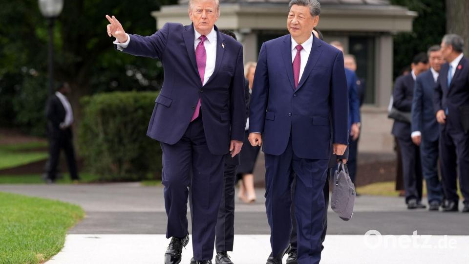 Kein TV: Der Besuch Xi's in Washington läuft anders ab als frühere Treffen. Bild: Alex Brandon/AP/dpa