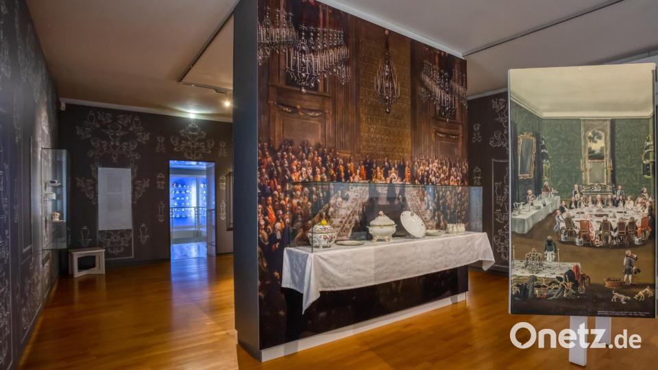 Blick in die Dauerausstellung 18. Jahrhundert im Porzellanikon Hohenberg. Bild: A. Gießler, © Porzellanikon