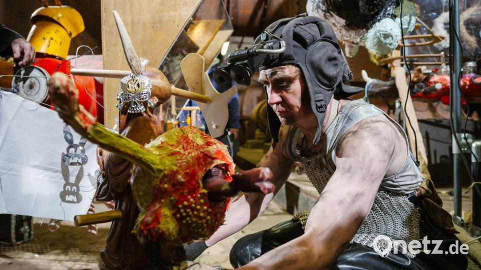 Der Film wird in der Ausstellung „Das stählerne Herz“ zu sehen sein Bild: Oliver Dietze/dpa