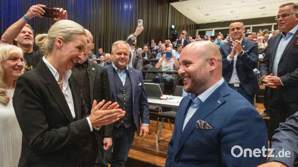 Die AfD-Vorsitzende Alice Weidel hat den Aufstieg des baden-württembergischen AfD-Landesvorsitzenden Markus Frohnmaier gefördert. (Archivfoto) Bild: Stefan Puchner/dpa
