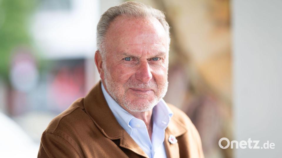 Karl-Heinz Rummenigge spricht über die Abstimmung in der Personalie Eberl. (Archivbild) Bild: Lukas Barth/dpa