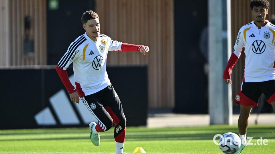 Florian Wirtz ist für Klopp noch kein Kandidat für die Startelf gegen Griechenland. Bild: Federico Gambarini/dpa