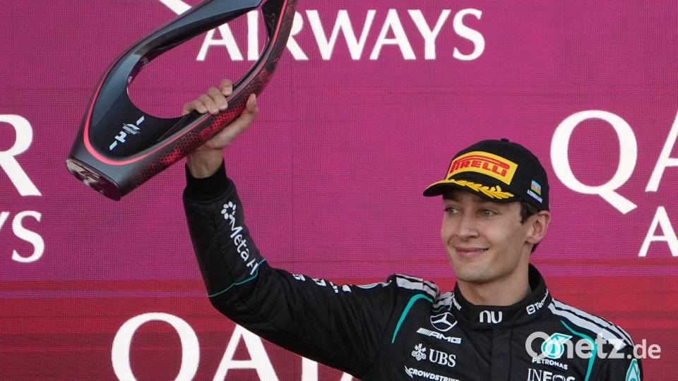 George Russell gibt den WM-Titel nicht auf. Bild: Darko Bandic/AP/dpa