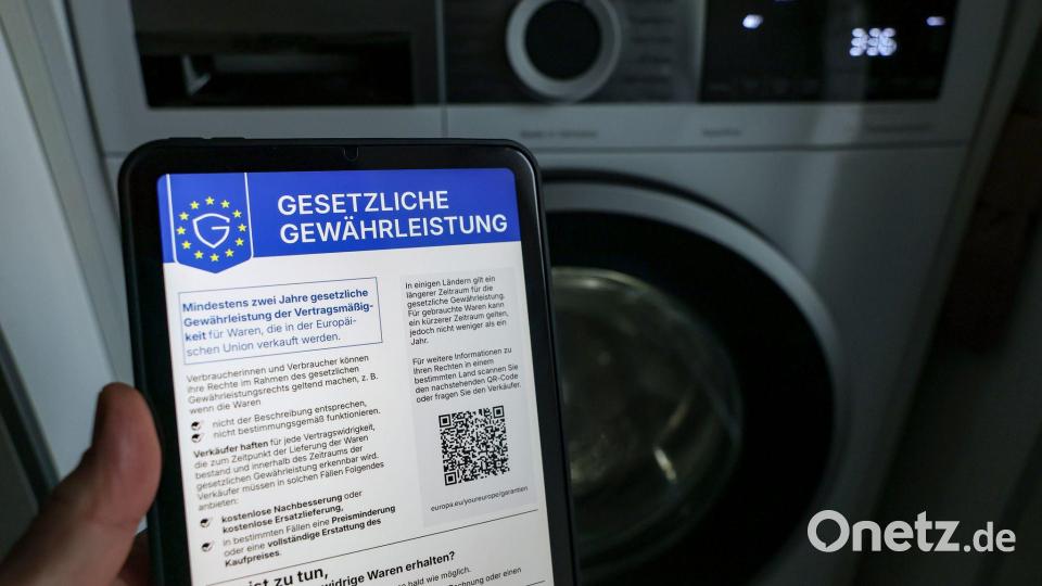 Was können Verbraucher bei Problemen tun? Auch darüber klärt das Label auf. (Symbolbild) Bild: Jan Woitas/dpa
