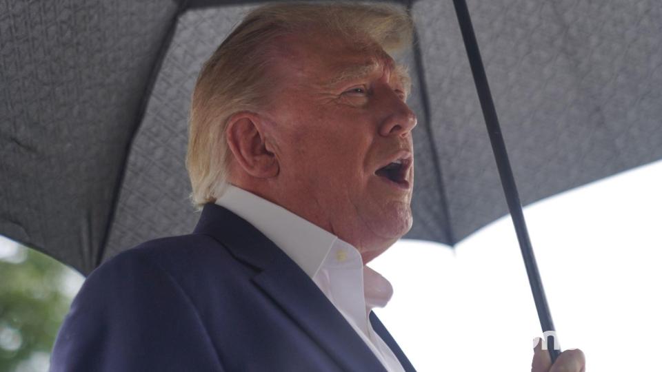 Die fünf Männer hätten „großen Schaden“ anrichten wollen, sagte US-Präsident Donald Trump. Bild: Allison Robbert/FR172296 AP/AP/dpa