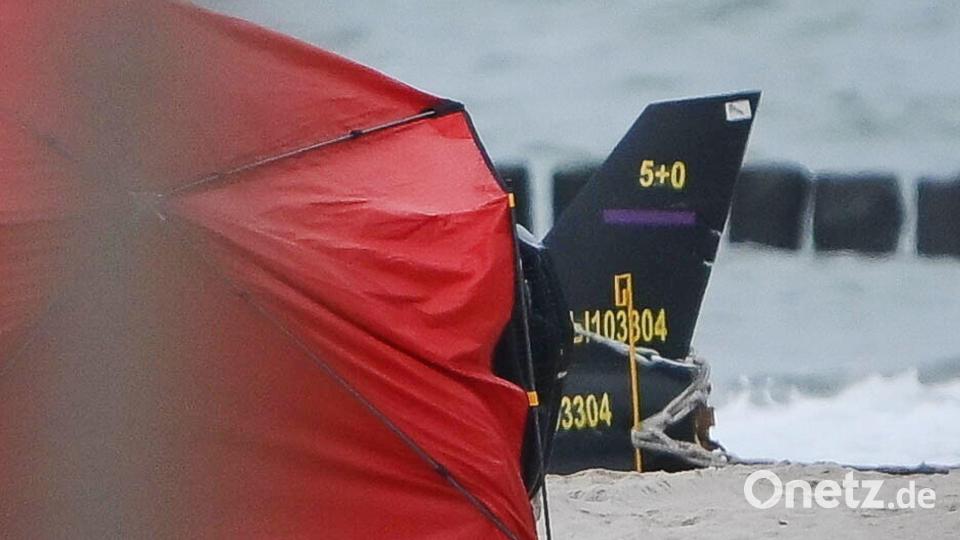 Die russische Militärdrohne, die Polens Marine im September aus der Ostsee geborgen hat, war mit einem Sprengsatz versehen. (Archivbild) Bild: Adam Warzawa/PAP/dpa