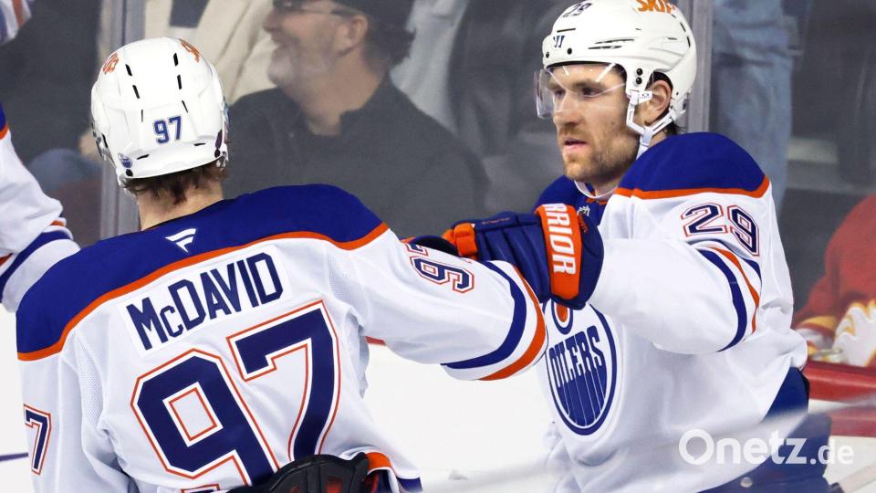 McDavid und Draisaitl haben sich früh voll auf den Versuch mit Babcock eingelassen. (Archiv-Foto) Bild: Larry MacDougal/The Canadian Press/dpa