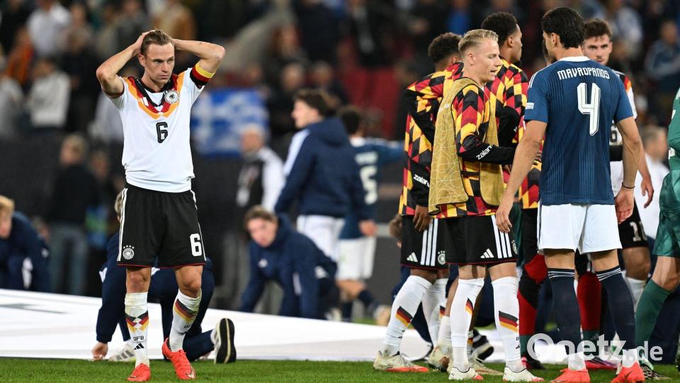 Der DFB-Kapitän ist wieder einmal Symbolfigur einer DFB-Niederlage. Bild: Sven Hoppe/dpa