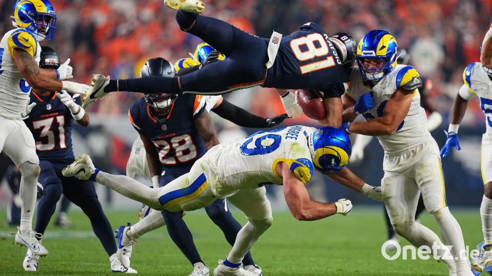 In Denver gab es gute Football-Unterhaltung. Bild: Jack Dempsey/AP/dpa