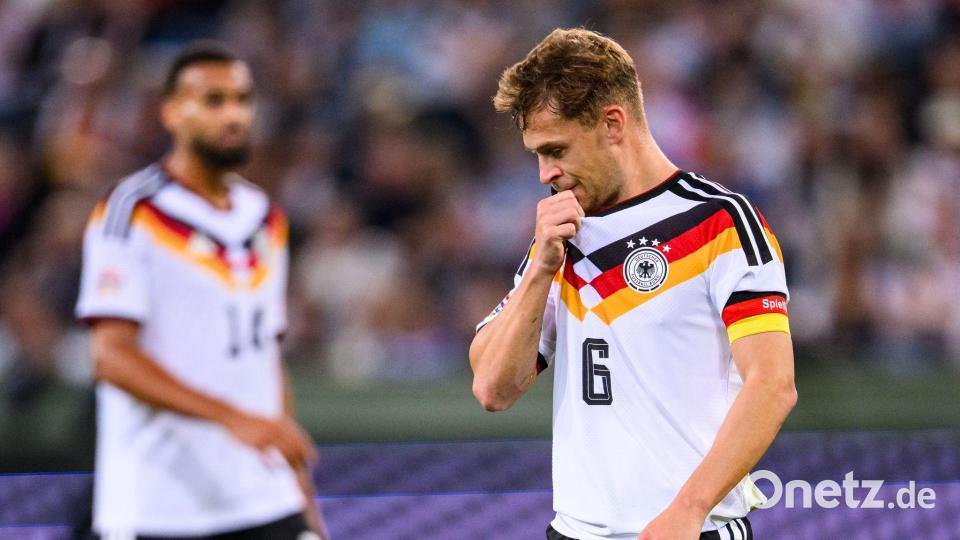 Beim Gegentor hatte Joshua Kimmich Pech. Bild: Tom Weller/dpa