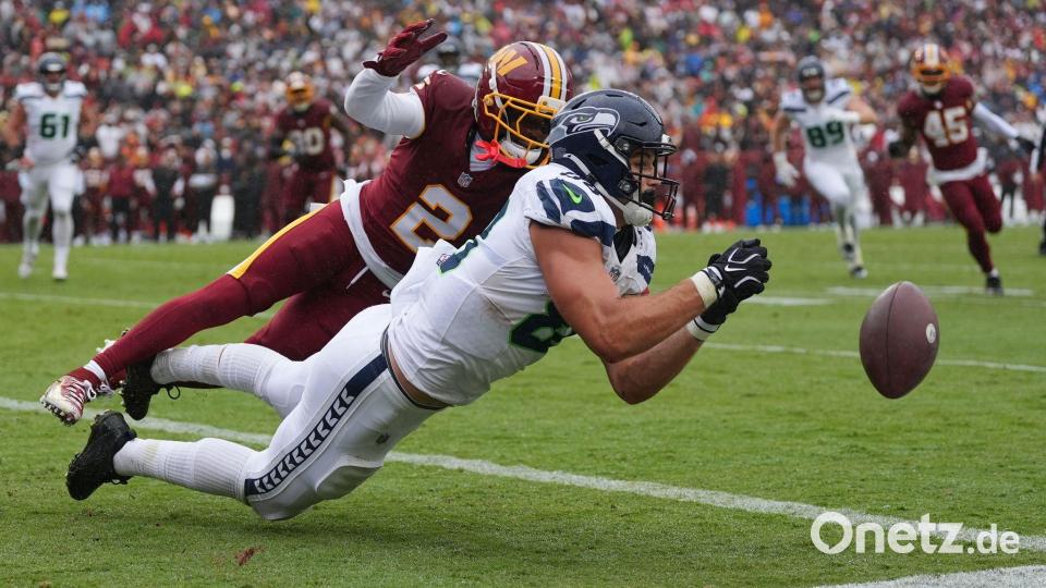Der Sieg der Commanders gegen Super-Bowl-Sieger Seattle war nicht zu erwarten. Bild: Stephanie Scarbrough/AP/dpa