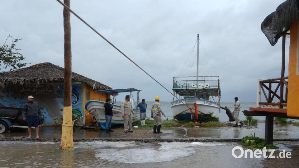 Im Bundesstaat Baja California Sur wurden zunächst keine Todesopfer gemeldet. Bild: Eduardo Verdugo/AP/dpa
