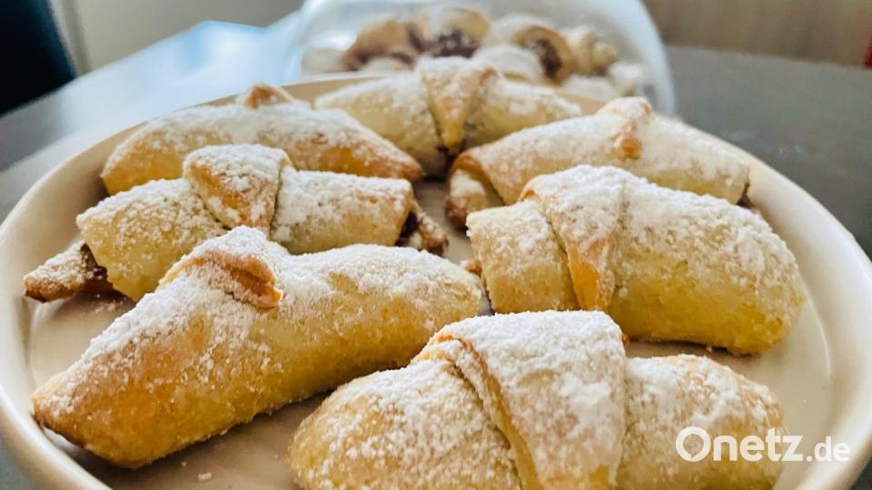Elmalı Kurabiye, Apfelkekse nach einem türkischen Rezept, eignen sich als Dessert ebenso wie als Snack zwischendurch oder zum Kaffee. Bild: Aysel Özdemir