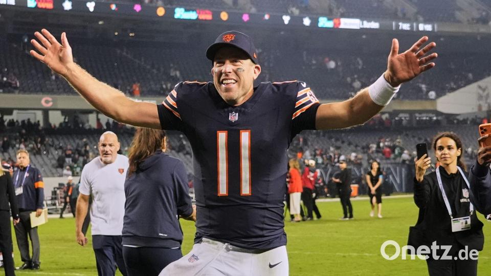 Keenum hatte nach dem Heimsieg gegen Philadelphia allen Grund zum Jubeln. Bild: Nam Y. Huh/AP/dpa