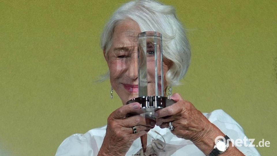 Helen Mirren in Hamburg mit Douglas Sirk Preis geehrt Bild: Marcus Brandt/dpa